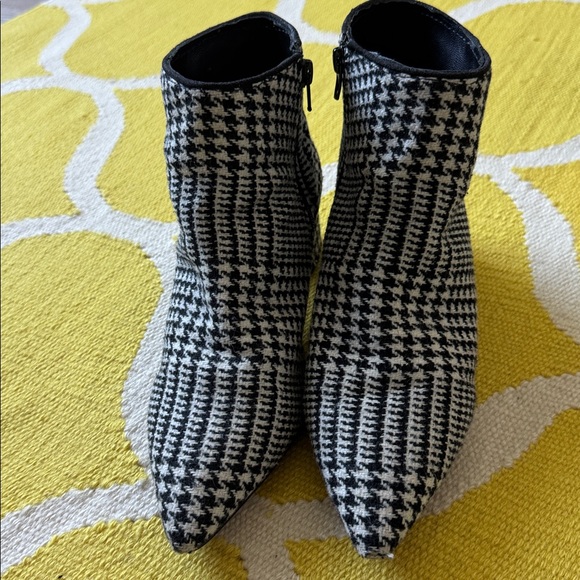 Houndstooth Ankle Boots Ann Taylor - Picture 1 of 5